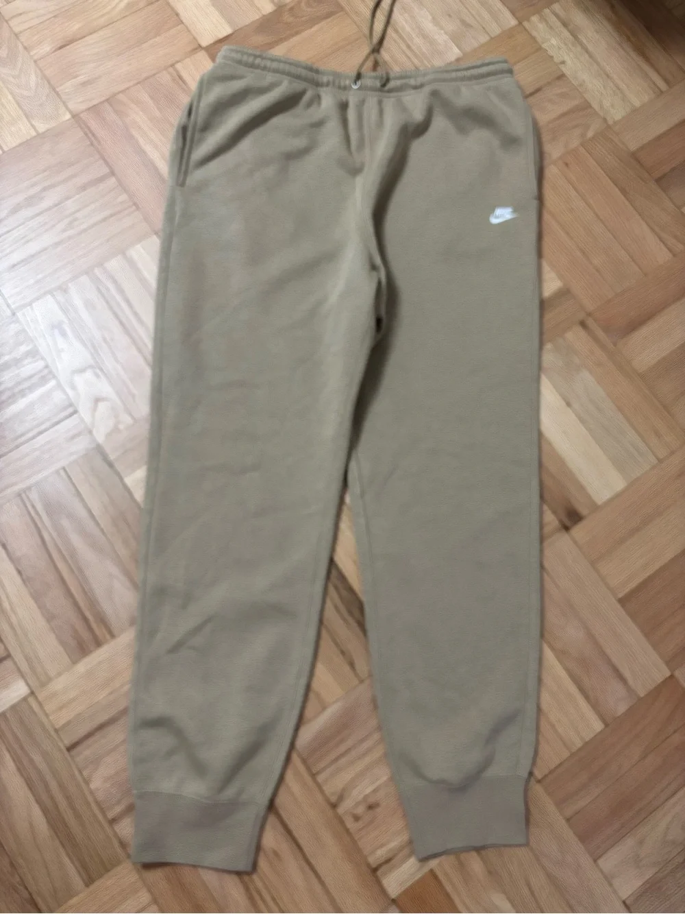 Nike Sportswear Fleece Men's Jogger Pants Tan FN3787-297 Size XL Tall